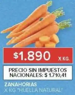 Carrefour Huella natural zanahorias oferta