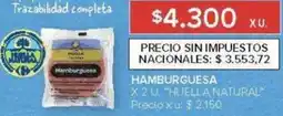 Carrefour Huella natural hamburguesa oferta