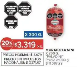 Carrefour Paladini mortadela mini oferta