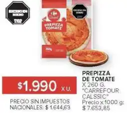 Carrefour Carrefour calssic prepizza de tomate oferta