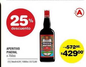 Atomo Conviene Aperitivo Pineral x 750cc oferta