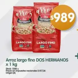 Supermercados Buenos Días Dos Hermanos arroz largo fino oferta