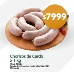 Supermercados Buenos Días Chorizos de cerdo oferta