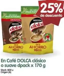 Supermercados Buenos Días Dolca en café clásico o suave dpack oferta