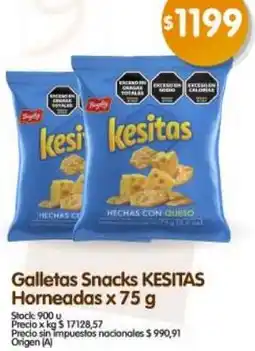 Supermercados Buenos Días Kesitas galletas snacks horneadas oferta