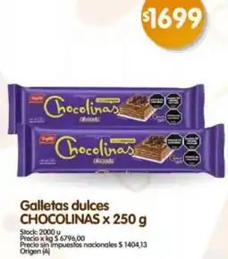 Supermercados Buenos Días Chocolinas galletas dulces oferta