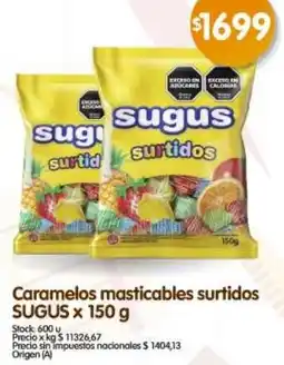 Supermercados Buenos Días Sugus caramelos masticables surtidos oferta