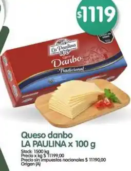 Supermercados Buenos Días La paulina queso danbo oferta