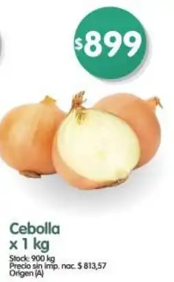 Supermercados Buenos Días Cebolla oferta