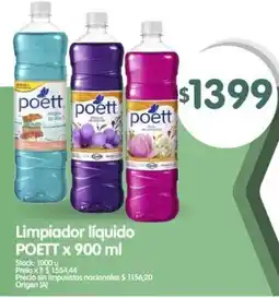 Supermercados Buenos Días Poett limpiador líquido oferta