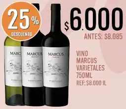 Supermercados Todo Marcus vino varietales oferta