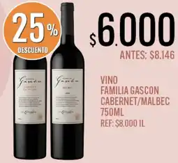 Supermercados Todo Familia gascon vino cabernet/malbec oferta
