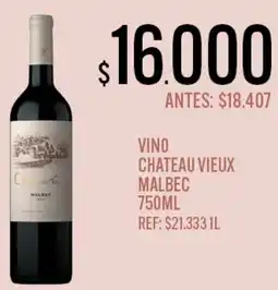Supermercados Todo Chateau vino vieux malbec oferta