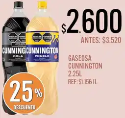 Supermercados Todo Cunnington gaseosa oferta