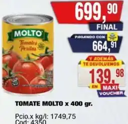 Maxiconsumo Molto tomate oferta