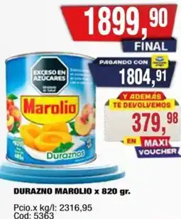 Maxiconsumo Marolio urazno oferta