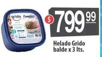 Autoservicio Capo Helado Grido balde x 3 lts. oferta