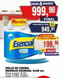 Maxiconsumo Marolio-esencial rollo de cocina oferta