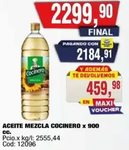 Maxiconsumo Cocinero aceite mezcla oferta