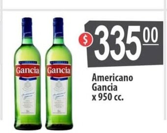 Autoservicio Capo Americano Gancia x 950 cc oferta