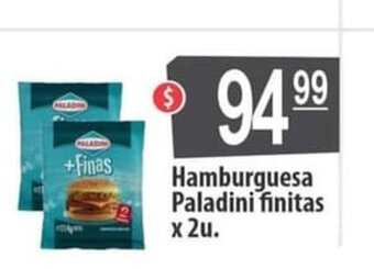 Autoservicio Capo Hamburguesa Paladini finitas x 2 u oferta