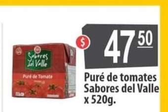 Autoservicio Capo Puré de tomates Sabores del Valle x 520 g oferta