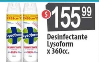 Autoservicio Capo Desinfectante Lysoform x 360 cc oferta