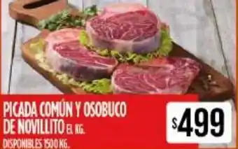 Supermercados Vea Picada Común Y Osobuco De Novilitto oferta
