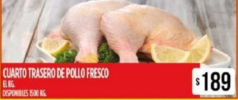 Supermercados Vea Cuarto Trasero De Pollo Fresco oferta