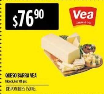 Supermercados Vea Queso Barra Vea 100grs oferta