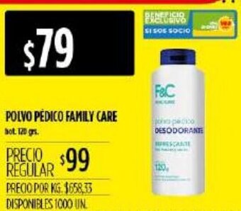 Supermercados Vea Polvo Pédico Family Care 120grs oferta