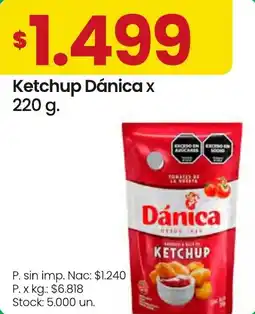 Changomas Dánica ketchup oferta