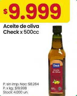 Changomas Check aceite de oliva oferta