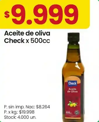 Check aceite de oliva