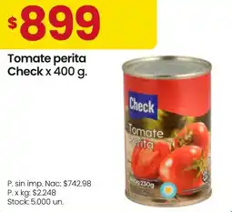 Changomas Check tomate perita oferta