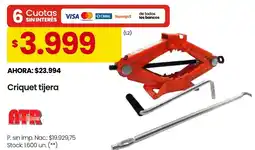 Changomas ATR criquet tijera oferta