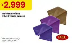 Changomas Paño microfibra 40x40 oferta