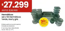 Changomas Herméticos set oferta