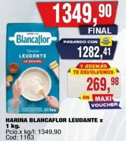 Maxiconsumo Blancaflor harina leudante oferta