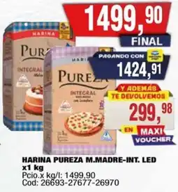 Maxiconsumo Pureza harina m.madre-int. led oferta