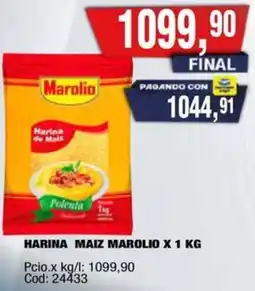 Maxiconsumo Marolio harina maiz oferta