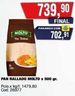 Maxiconsumo Molto pan rallado oferta