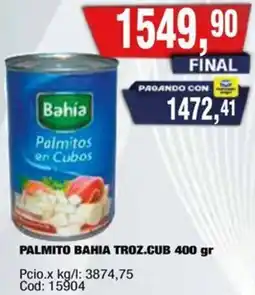 Maxiconsumo Palmito bahía troz.cub oferta