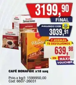 Maxiconsumo Café bonafide oferta