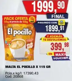 Maxiconsumo El pocillo malta oferta