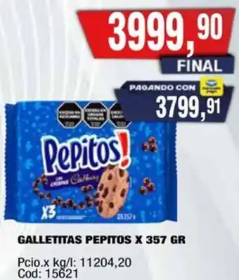 Maxiconsumo Pepitos galletitas oferta