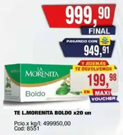 Maxiconsumo La Morenita boldo oferta