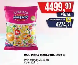 Maxiconsumo Misky caramelos oferta