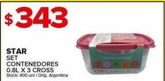 Carrefour Maxi Star Set Contenedores oferta