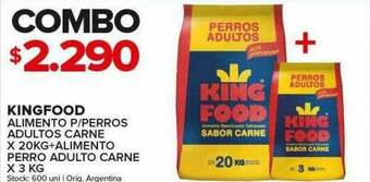 Carrefour Maxi Kingfood Alimento P Perros Adultos Carne + Alimento Perro Adulto Carne oferta